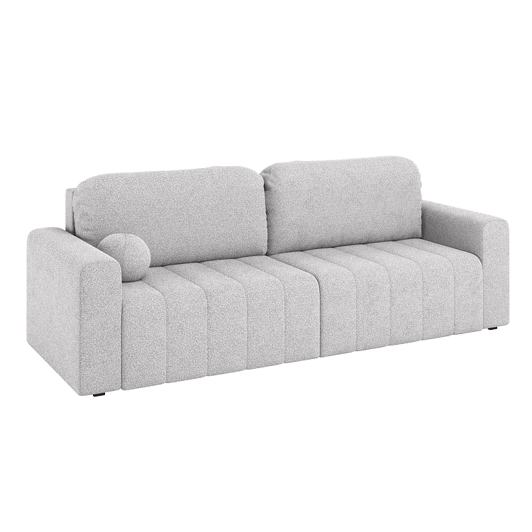 Вайли / Диван - кровать 3-х местн. Экомех fluffy 81 сильвер